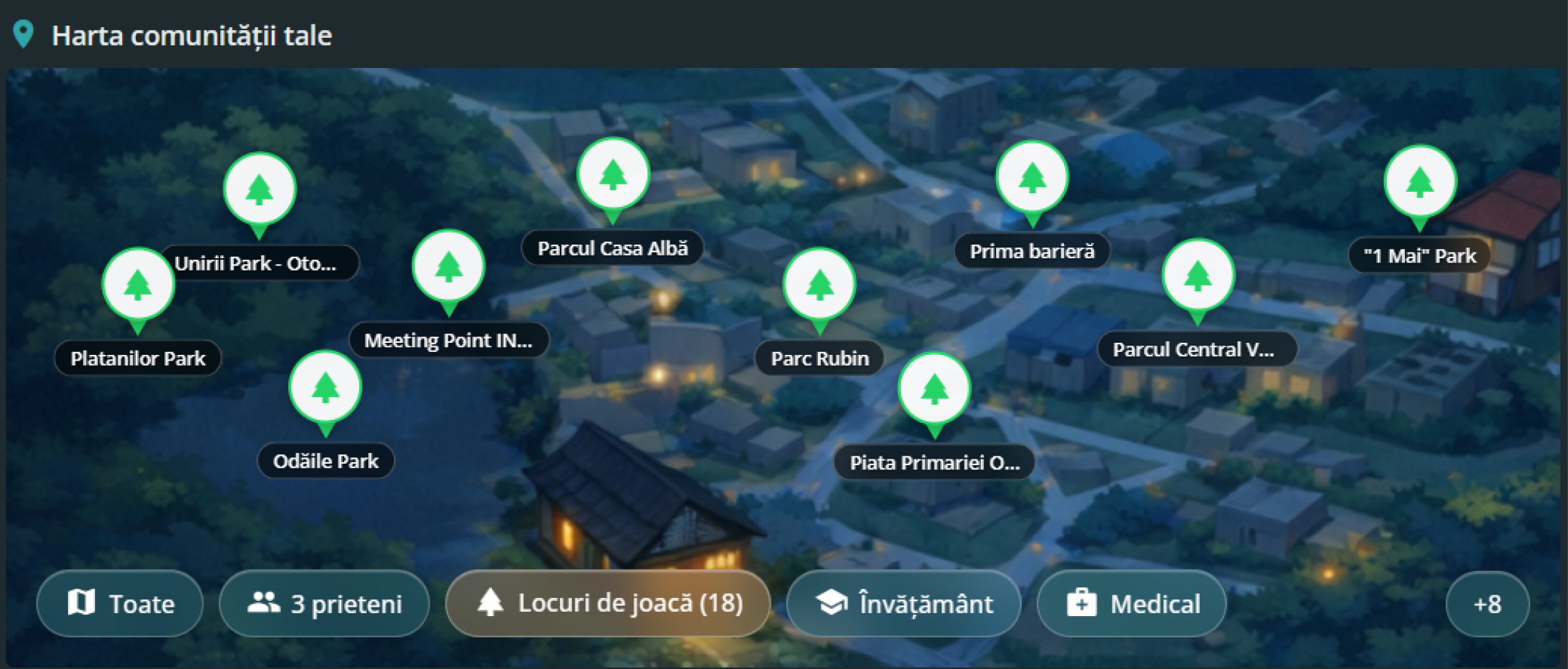 Parentillo - aplicația în mână